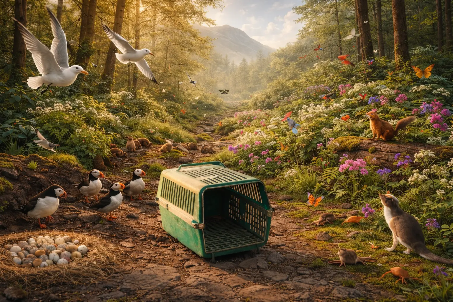 Nachdem 131 Katzen entfernt wurden, reagierte dieses Inselökosystem weit stärker, als Wissenschaftler erwartet hatten