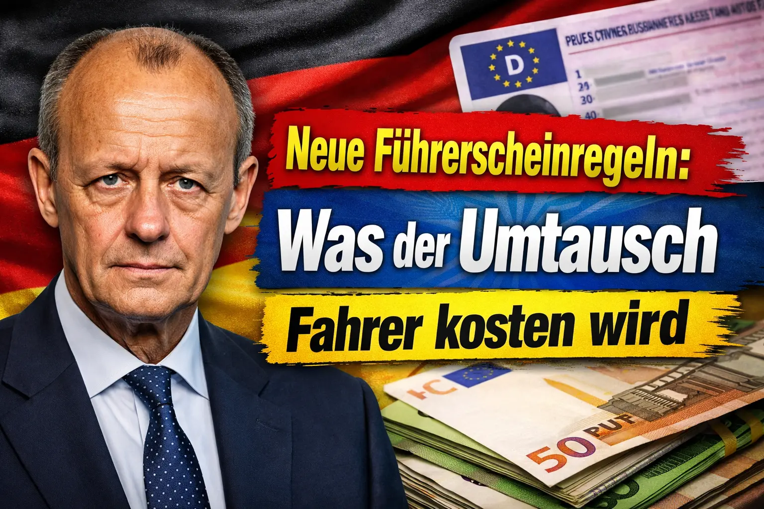 Neue Führerscheinregeln: Was der Umtausch Fahrer kosten wird