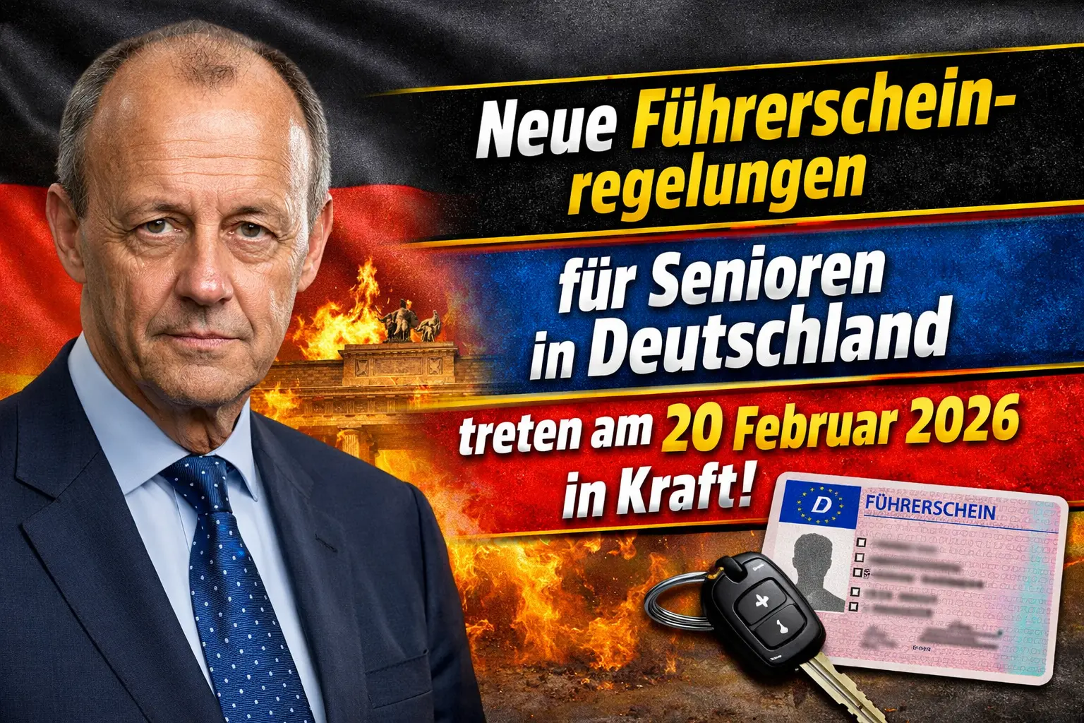 Neue Führerscheinregelungen für Senioren in Deutschland treten am 20 Februar 2026 in Kraft – was ältere Autofahrer wissen müssen.